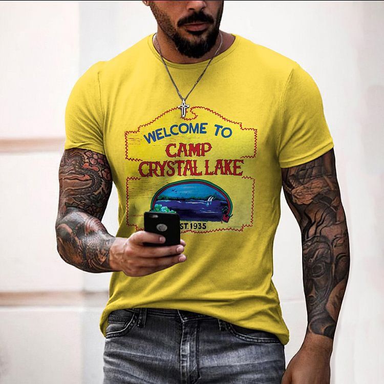 2025 Neues 3D-Digitaldruck-einfaches lässiges Herren-Kurzarm-T-Shirt in Übergröße_voghion.com