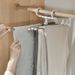 Porte-pantalons multifonction 5 en 1, cintres magiques réglables pour pantalons, étagères à serviettes, cintre pliable en acier inoxydable_voghion.com