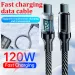 120W PD Fast Charging Cable Universal USB To Type-C Quick Charge Wire LED Digital Display Data Cables 2M_voghion.com