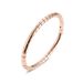Simple and elegant style gold bamboo titanium steel plain bracelet ins net red same style solid stainless steel hand jewelry wholesale_voghion.com