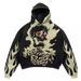 Herretøj Skull Hættetrøje Efterår Vinter Y2k Retro gotisk mode Hip Hop Langærmet jakke Løs hættetrøje_voghion.com