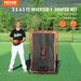 VEVOR Baseball And Softball Rebounder Net 3.5x4.5 Ft 2-in-1 Switch Hitter Pitch_voghion.com