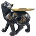Schattige zwarte kat hars opbergsleutel parfum knutsel eenvoudig bureau ornament entree decoratie handgemaakt_voghion.com