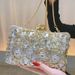 golden Luxury banquet High end celebrity small Dress bridesmaid Wedding lady bag_voghion.com