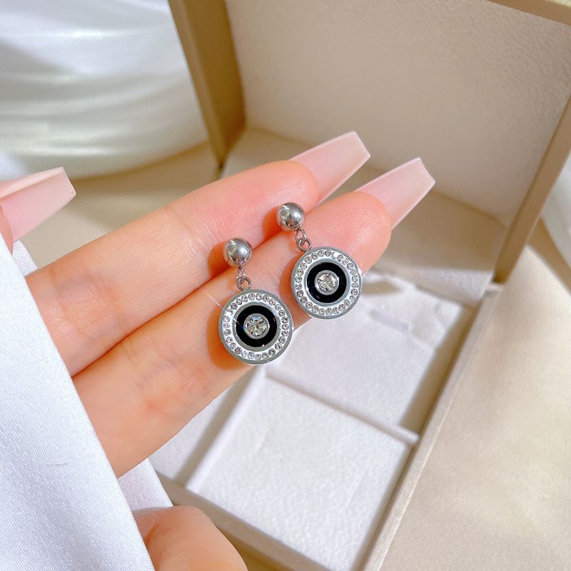 [Volledig lichaam titanium staal] Ronde Romeinse minimalistische stijl koude heren- en dameshorloge, gepersonaliseerd en elegant banket_voghion.com