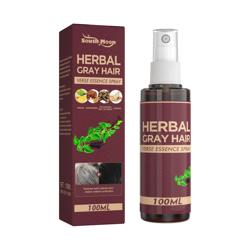 South Moon Bitkisel Beyaz Saçtan Siyah Saça Özü Polygonum multiflorum bitkisel özü, beyaz saçları nemlendirerek siyah saça dönüştürür_voghion.com