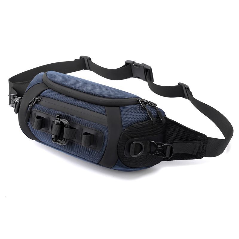Kaislin's New Outdoor Waterproof Chest Multifunctional Crossbody Sports Single Shoulder Korean Waist Bag Men's Model_voghion.com