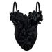 Women's Clothing New Three Dimensional Flower Camisole Tops Slim Pure Desire Style Sexy Fishbone Chest Inner Wear_voghion.com