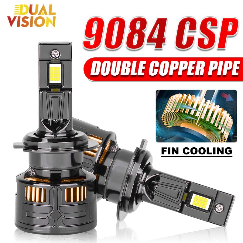 Lampadina per fari auto Dualision H7 Canbus H4 H1 H8 H11 9005 HB3 9006 HB4 9012 Hir2 300W 9084 CSP 6000K LED per auto_voghion.com