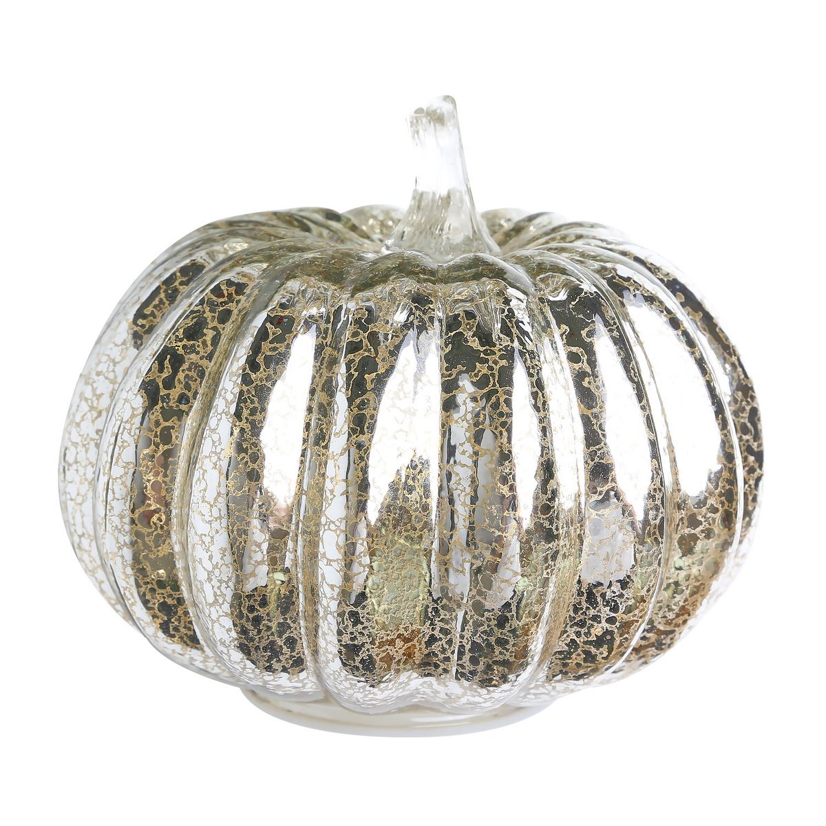 Halloween Glass Pumpkin Lanterns LED Glass Pumpkin LED Atmosphere Night_voghion.com