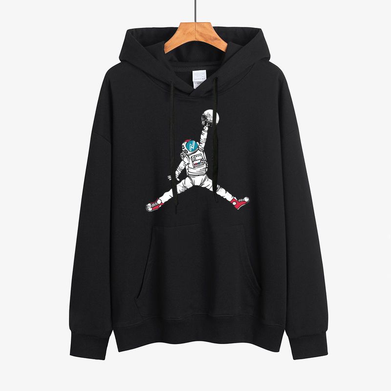 Men's clothing hoodie plus fleece comfortable casual printed hoodie_voghion.com