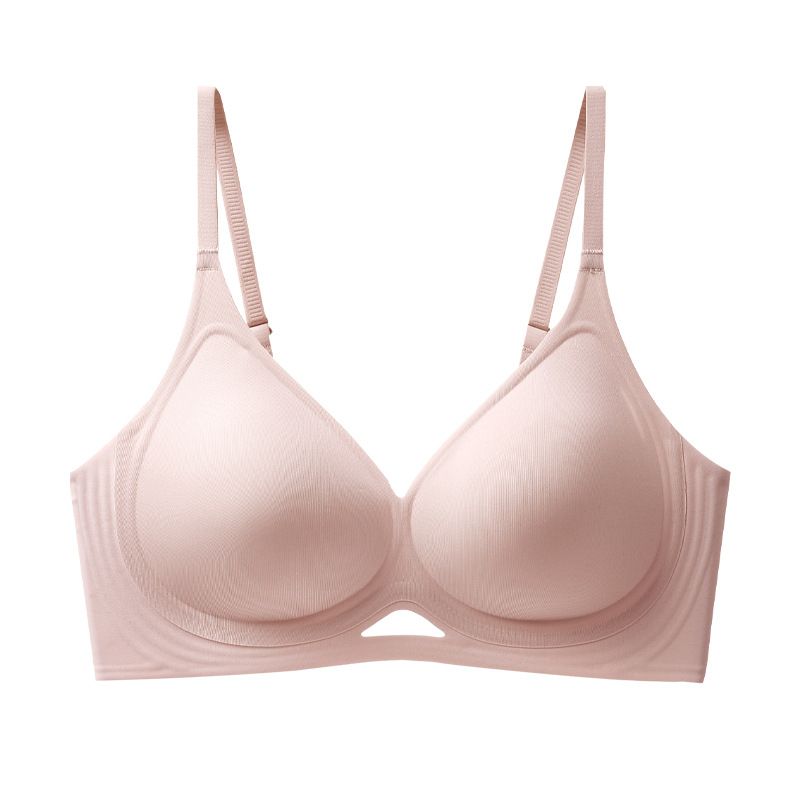 Brand new women's summer underwear with front triangle hollow out, breathable, steel ring gathered, thin cup, no_voghion.com