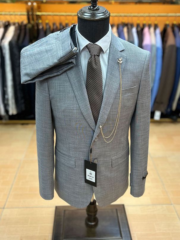 Herrenbekleidung High-End-Herrenanzug Einreihig Slim Fit Professionelle formelle Hochzeit Bräutigam Trauzeuge Anzug Kleid Ready To Go_voghion.com