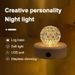 1 pz. Proiettore di increspature d'acqua, luce notturna, lampada d'atmosfera in cristallo, comodino, decorazione per la camera da letto, regalo di Natale estetico, luci al tramonto_voghion.com