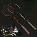 Badminton Racket Set Of Two Carbon Fiber Material For Adults And Children_voghion.com