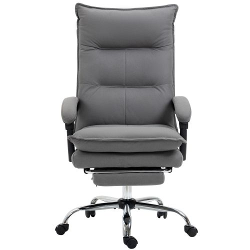 Vinsetto Bürostuhl Mit Massagefunktion, Höhenverstellbarer Schreibtischstuhl, Ergonomischer PC Stuhl In Dunkelgrau Für Komfort Im Büro_voghion.com