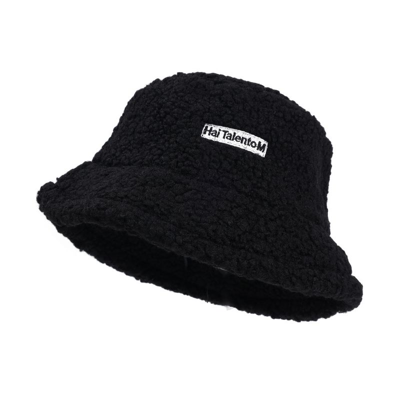 Hot Sale 7 Colors Soft Berber Fleece Bucket Plush Lamb Wool Winter Warm Fisherman Hat Women Girls Autumn Outdoor Panama Casual_voghion.com