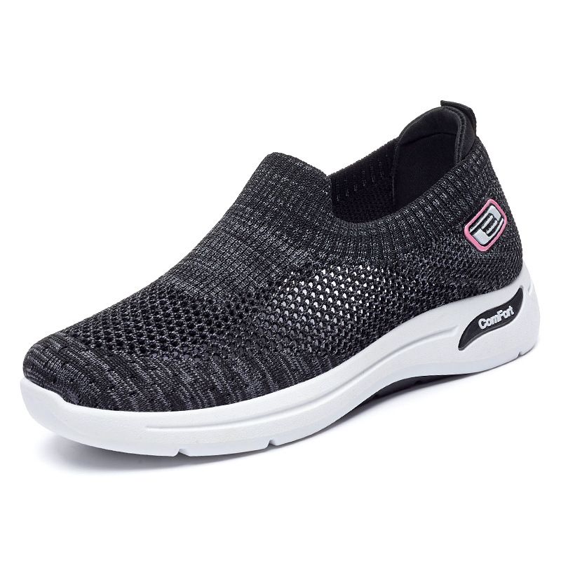 Damen Casual Mutter Schuhe Douyin Gleiche Socken Mesh Schuhe Weichen Sohlen Sneakers Frauen_voghion.com