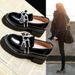 British style small for women's spring and autumn single shoes 2023 new winter versatile patent leather round toe_voghion.com