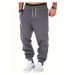 Lässige Jogginghose für Herren mit Fleecefutter – Hip-Hop-Jogginghose mit lockerer Passform für den Winter, elastischer Bund, bequem und stylisch_voghion.com
