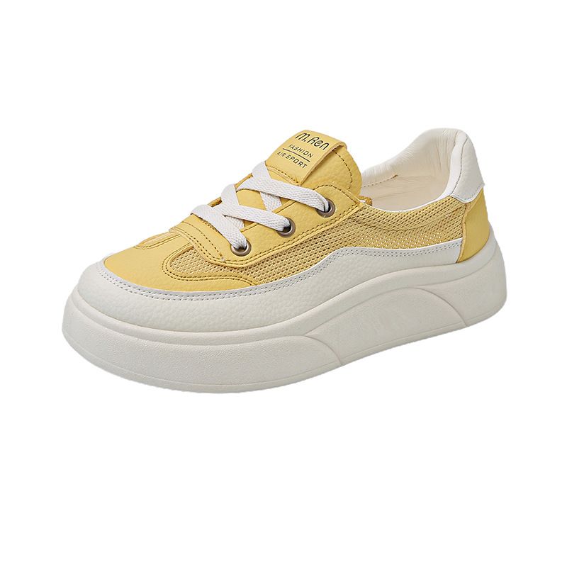 2025 Little White Women's Summer Nieuwe Koreaanse Editie Ins Vrouwelijke Studenten Vrijetijdssporten Veelzijdige Boardschoenen Street Shot_voghion.com