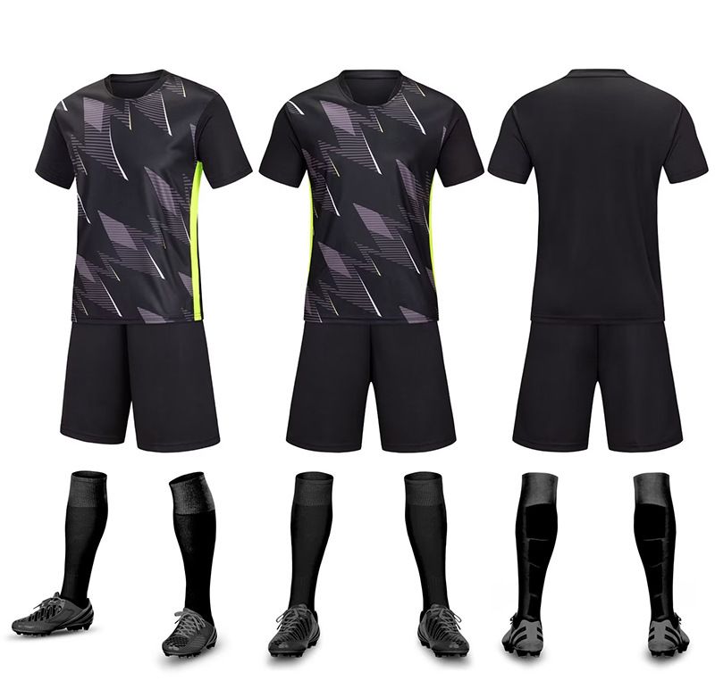 Men's Clothing  personalized gradient color football uniforms suits for adults with breathable training uniforms with printable font size_voghion.com