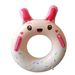Cartoon Inflatable Small Pink Rabbit Children's Swimming Ring With Handle Thickened Anti-rollover Floating Ring_voghion.com