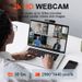 Webcam 2K/4K Computer HD Driver-Free Online Class Live Chat With Microphone Network Camera_voghion.com