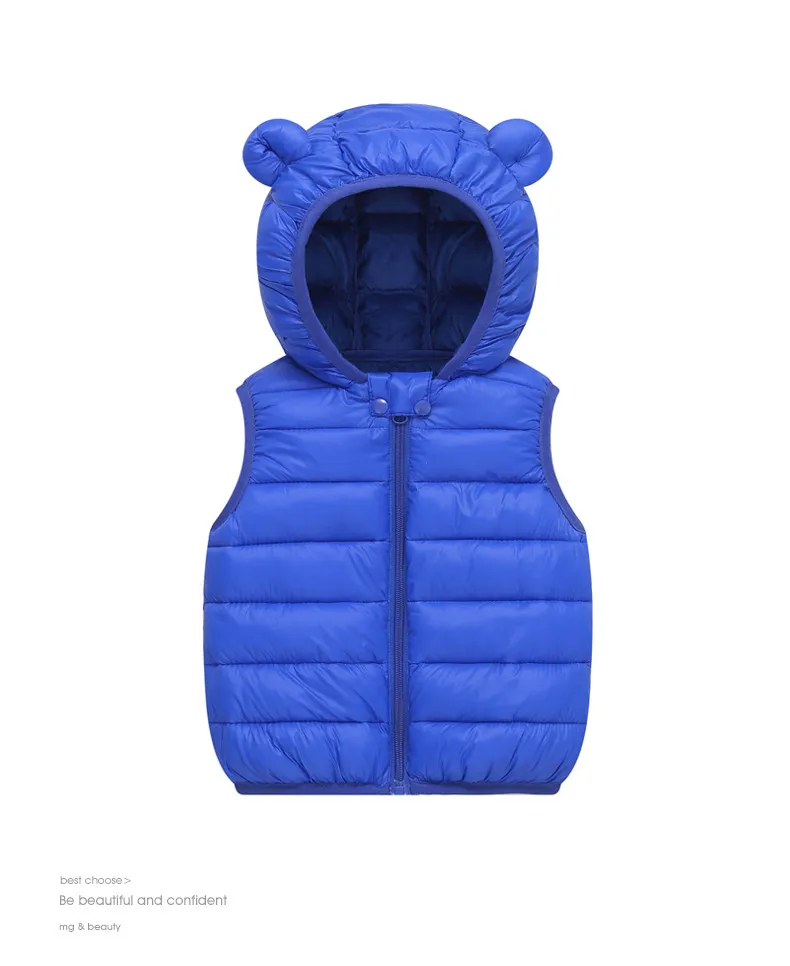 Nouveaux vêtements automne-hiver 2023, gilet en coton pour enfants, gilet à capuche pour bébé garçon et fille_voghion.com
