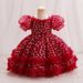 Mädchen Prinzessin Kleid Beschichtet kinder Kleid Neue Mädchen Kleid Rock High-End Weibliche Baby Leistung Kleidung_voghion.com