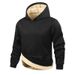 Kapuzenpullover in Euro-Passform – Gefüttert mit angerautem Fleece, Oversized Streetwear Essential (S-XXXL, Tech Polyester, Minimalistisch Monochrom)_voghion.com