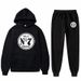 2023 Conjunto de pantalones de sudadera de otoño e invierno con etiqueta de moda roscada de dos piezas para deportes y ocio para hombres_voghion.com