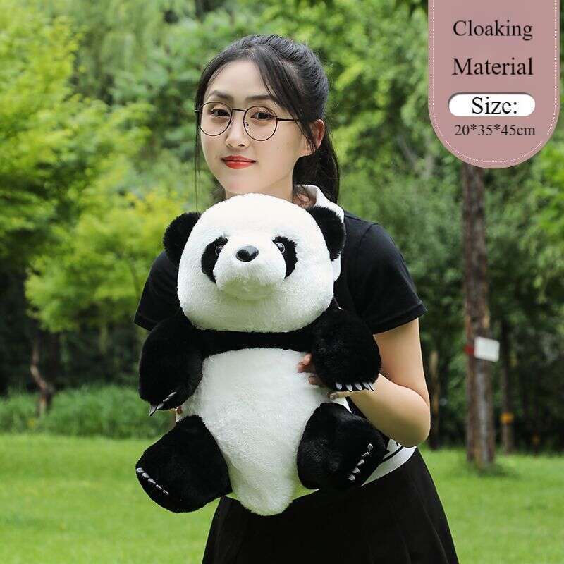 Cute Orchid Flower Doll Simulation Giant Panda Plush Toy Valentine's Day Children And Girls_voghion.com