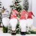 Haube New Christmas Decoration Knitted Hat Forest Old Man Wine Set Faceless Doll Wine Cover Wine Bottle Decoration_voghion.com