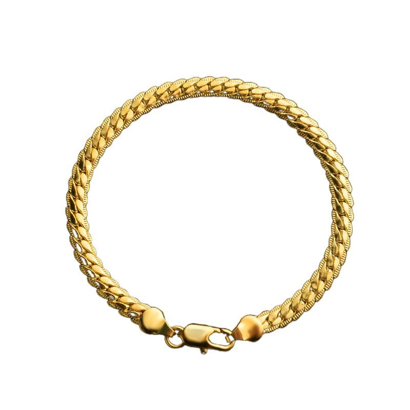 Yamaler - Pulsera de cadena unisex estilo japonés coreano, exquisita joyería, aspecto suave y moderno, ideal para citas._voghion.com