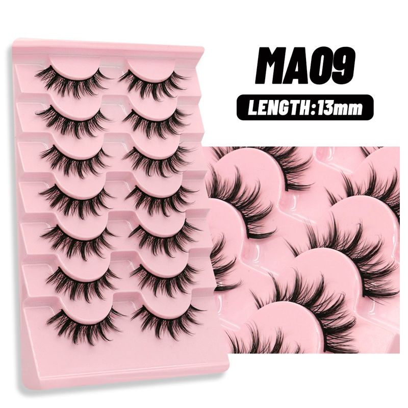 Beauty Care shop Girls Mixed Taino Blood Little Devil Comic Whole Hard Stem Eye False Eyelash Thick and Long lash_voghion.com