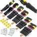 96/300/622Pcs 1/2/3/4/5/6 Pin Way Super Seal Elektrischer Drahtstecker für wasserdichten Autostecker_voghion.com