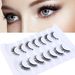 Meiyi új 7 pár műszempillája, természetes rövid, fekete szárú, mindennapi használatra szánt, többpáras műszempillák_voghion.com