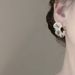 Korean Fashion Design Transparent Bead Ins Niche High-end Simple Stud Earrings Jewelry_voghion.com