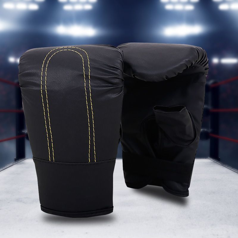 Half Finger Boxing For Adults, Sanda Muay Thai MMA Fighting UFC Gloves, Unisex Adult Punching Bag Gloves_voghion.com