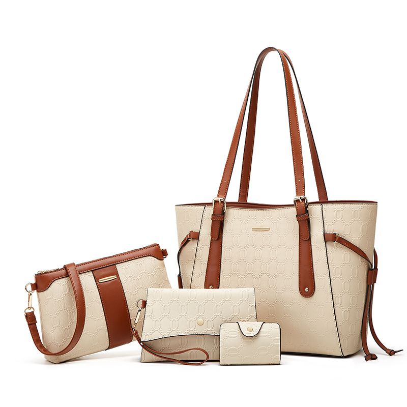 Damentaschen Herbst New Style Trendy Retro Fashion Damentasche Dreiteiliges Set Messenger Bag Handtasche_voghion.com