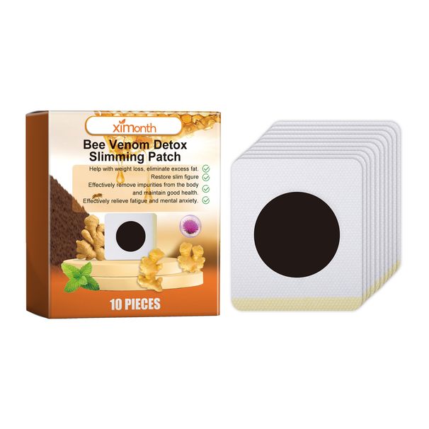 Patch en forme de venin d'abeille Ximonth soulage les tensions lymphatiques dans le corps, les bras et le nombril_voghion.com