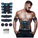 New Fitness Equipment 8-Pack Muscle Stickers Abdominal Trainer 8 Modes 29 Levels EMS Pulse Lazy Fat Burner Massager_voghion.com