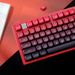 Klawiatura PBT Five Sided Heat Sublimation Custom Red And Black Gradient Factory Straight XOA/Cherry Wysoce kompatybilna mechaniczna klawiatura_voghion.com
