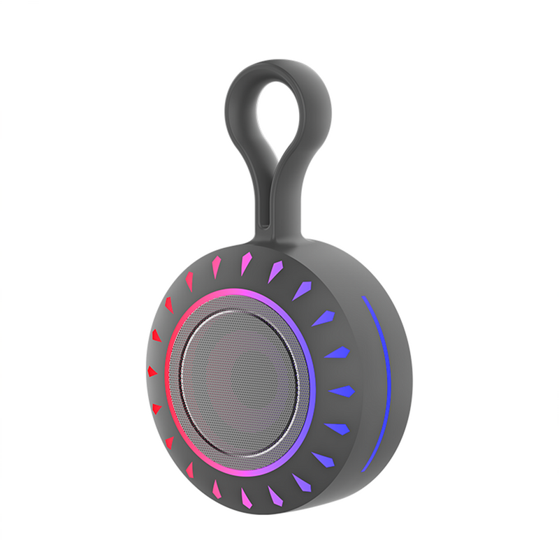 Outdoor Cycling Bluetooth Speaker Waterproof Portable Subwoofer Wireless Mini Speaker Card Insertion Colorful Light Small Steel Cannon_voghion.com