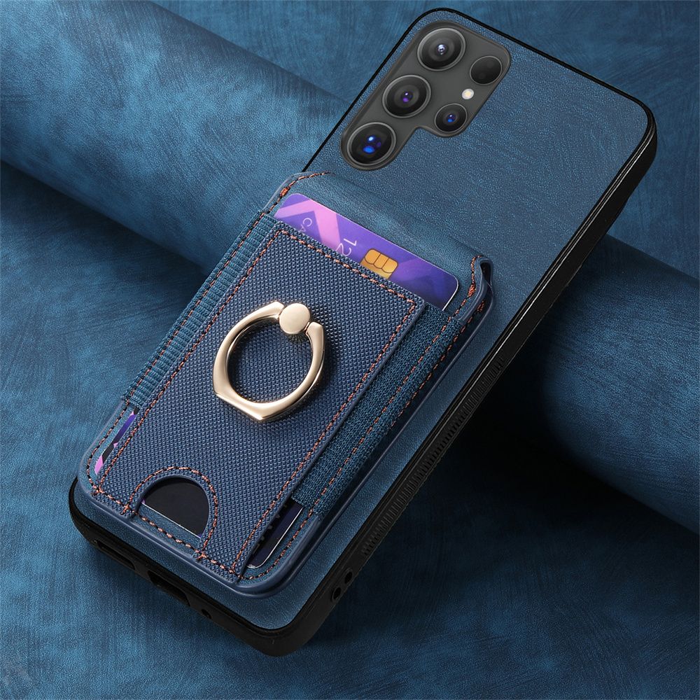 Abnehmbare magnetische Brieftasche mit Kartensteckplatz für Samsung S23 S21 FE S25 S24 S22 Ultra Plus A16 A06 A36 A56 A55 A35 Lederhülle_voghion.com