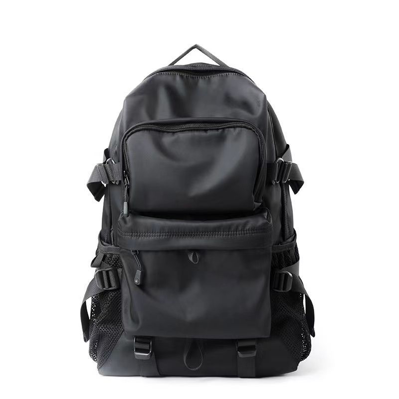 Backpack Men's Backpack Dark Backpack Male Large Capacity Ins Fashion Tooling Sports Student Backpack Female Computer Travel Backpack_voghion.com