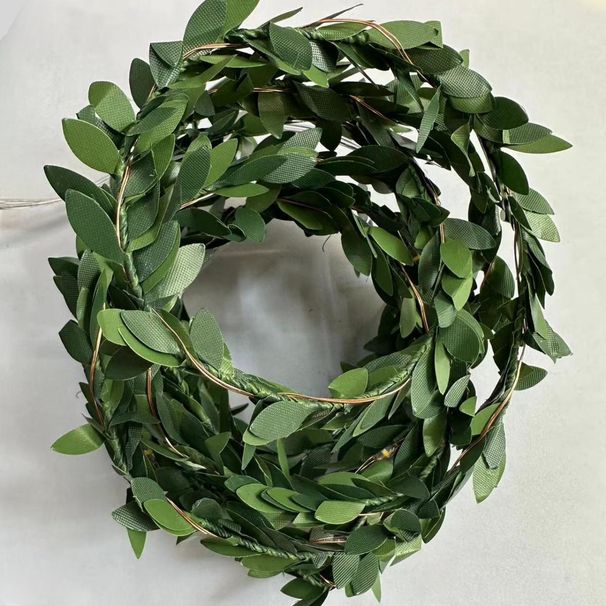 creeper vine light string maple leaf green rattan light LED simulation flower light string green plant atmosphere indoor and outdoor lighting_voghion.com