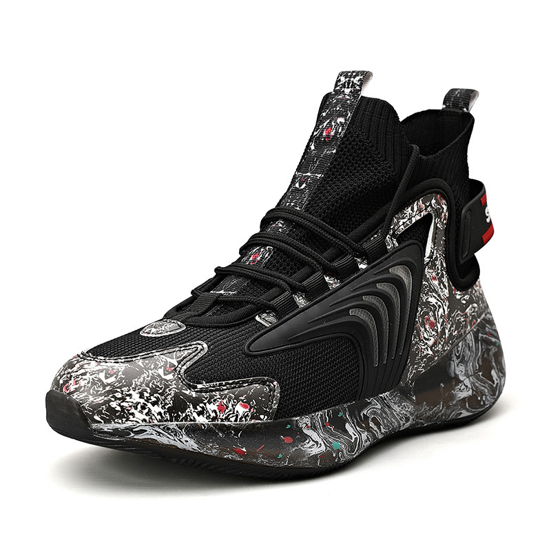 Large Size Popcorn All-Season Couple's Running Basketball Shoes Men's Sneakers_voghion.com