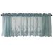 One Piece Of Transparent Kitchen And Coffee Shop Curtain With Embroidered Rods, Short Weiman Small Window Short Curtain_voghion.com